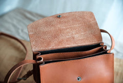 Handmade Leather phone purse organ for women crossbody bag leather shoulder bag - EverHandmade