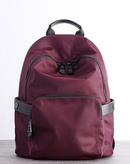 Womens Nylon Backpack Best Satchel Backpack Purse Nylon Black School Rucksack for Ladies