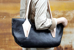 Handmade handbag purse shopper leather bag purse shoulder bag for women - EverHandmade