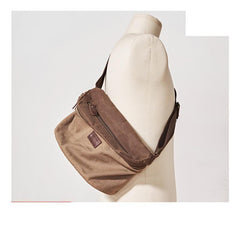 Canvas Mens Messenger Bag Canvas Side Bag Saddle Canvas Courier Bag for Men