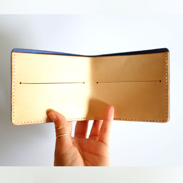 Vintage LEATHER Womens Small Bifold Wallet Leather Small Wallets FOR Women ZOWU00881045