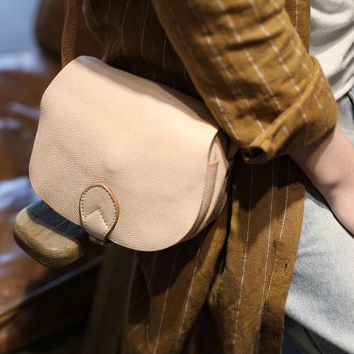 White Leather Crossbody Bag Saddle Bag Purse - Annie Jewel