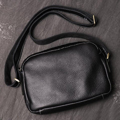 Casual Leather Mens Brown Side Bag Small Messenger BAG Brown Courier Bag FOR MEN