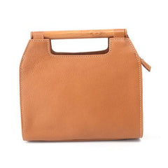 Wooden Top Handle Satchel Bag Women's Satchel Handbags - Annie Jewel