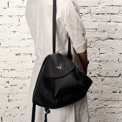 LEATHER WOMEN Vintage SHOULDER BAG Fashion Backpack Purses FOR WOMEN