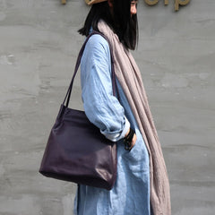 Vintage LEATHER WOMENs Shoulder Tote Bag Tote Shoulder Purse FOR WOMEN