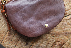 Genuine Leather Saddle Bag Purse Crossbody Bag Shoulder Bag Purse For Women