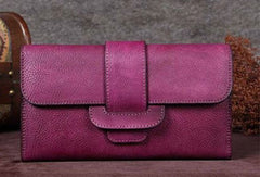 Vintage Women Leather Wallet Long Wallets Long Wallet For Women