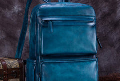 Handmade Leather Womens Backpack Bag School Vintage Backpack Purse for Women