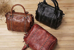 Handmade Leather handbag purse shoulder bag for women leather shopper bag - EverHandmade
