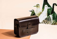 Genuine Leather Handbag Messenger Bag Crossbody Bag Shoulder Bag Purse For Women - EverHandmade