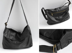 Vintage WOMENs LEATHER Large Messenger Bag Shoulder Bag Purse FOR WOMEN