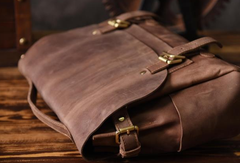 Handmade leather mens Briefcases Messenger bags Vintage Laptop Briefcases Business Briefcases