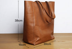 Handmade Leather Handbag Tote Bag Shopper Bags Shoulder Bags Purse For Women