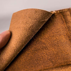 Leather Men Slim Small Wallet Bifold Small Vintage billfold Wallet for Men