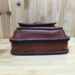 Leather Belt Pouch Mens Small Cases Waist Bag Hip Pack Belt Bag Fanny Pack Bumbag for Men