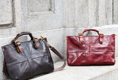 Handmade handbag briefcase purse leather crossbody bag purse shoulder bag for women - EverHandmade