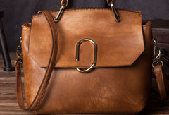 Handmade Leather handbag purse shoulder bag for women leather shopper bag - EverHandmade