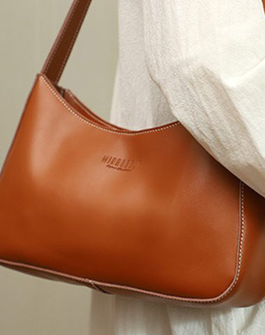Cute LEATHER Side Bag Brown WOMEN SHOULDER BAG Handbag Purse FOR WOMEN