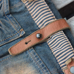 Blue Denim Mens Casual Small Messenger Bags Jean Postman Bag Courier Bag For Men