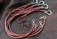Leather trucker wallet Chain biker wallet Chain for chain wallet with dragon hook