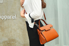 Genuine Leather crossbodybag handbag shoulder bag for women leather bag - EverHandmade