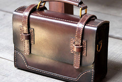 Handmade messenger bag satchel purse leather crossbody bag shoulder bag women