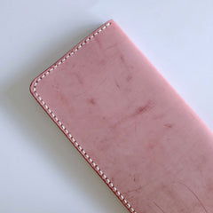 Handmade LEATHER Womens Long Wallet Leather Bifold Long Wallet FOR Women