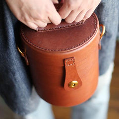 Small Bucket Bag Cute Bucket Bags Round Shaped Purses Clutch - Annie Jewel