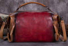 Genuine Leather Handbag Vintage Crossbody Bag Shoulder Bag Purse For Women