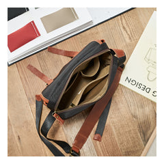 Cool Nylon Mens Small Side Bag Satchel Messenger Bag Courier Bag Postman Bag for Men