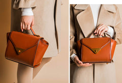 Genuine Leather crossbodybag handbag shoulder bag for women leather bag - EverHandmade