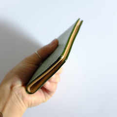 Handmade LEATHER Womens Small Bifold Wallet Leather Small Wallets FOR Women
