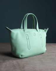 Classic Womens Green Leather Shoulder Handbag Womens Fashion Work Green Handbag Purse Crossbody Purse for Ladies