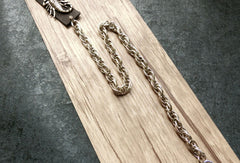 Sliver biker trucker punk scorpion hook wallet Chain for chain wallet biker wallet trucker wallet - EverHandmade