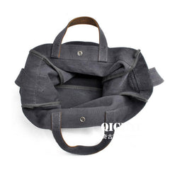 Mens Waxed Canvas Shopper Bag Canvas Tote Bag Canvas Shoulder Bag for Men