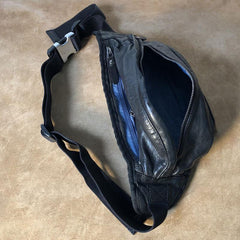 Leather Men Fanny Pack Small Waist Bag Hip Pack Belt Bag Bumbag for Men