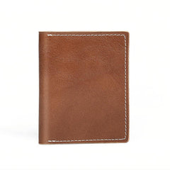 Casual Mens Black billfold Card License Wallet Brown Bifold Card Wallet Card Holder For Men