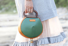 Handmade handbag Saddle purse leather crossbody bag purse shoulder bag for women
