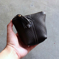 Mini LEATHER Womens Small Wallet Change Wallet Makeup Pouches FOR Women