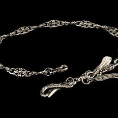 Brass Silver biker trucker Tibetan wallet Chain for chain wallet biker wallet trucker wallet