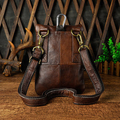 Leather Belt Pouch for Men Waist Bag BELT BAG Cell Phone Holster Shoulder Bag For Men