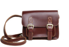 Genuine Leather Cute Crossbody Bag Messenger Bag Shoulder Bag Women Girl Leather Satchel Bag Purse