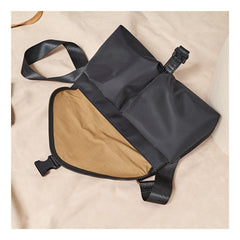 Fashion Nylon Mens Black Side Bag Courier Bag Postman Bag Nylon Messenger Bag for Men