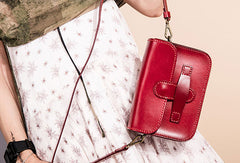 Genuine Leather Handbag Messenger Bag Crossbody Bag Shoulder Bag Purse For Women - EverHandmade