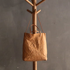 Handmade Vintage LEATHER WOMEN Small Tote Bag Tote Shoulder Purse FOR WOMEN