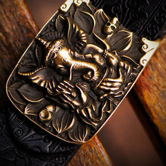 Handmade Black Leather Mens Belt Cool Leather Men Belts for Men
