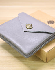 Cute Women Crown Blue Leather Mini Billfold Wallet Coin Wallets Slim Change Wallets For Women