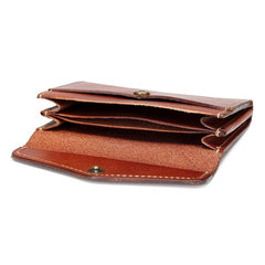 Leather Mens Card Wallet Front Pocket Wallets Cool Small Change Wallet for Men