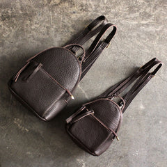 Mini LEATHER WOMEN Small Backpack Purses Cute Vintage School Backpacks FOR WOMEN